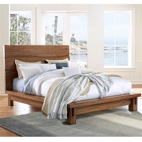 Modus International Ocean Contemporary Solid Wood Full Platform Bed | Reeds Furniture | Platform ...