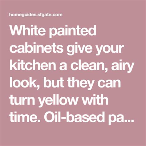 How to Clean White Painted Cabinets That Have Yellowed | Paint cabinets white, Painting cabinets ...