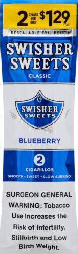 Swisher Sweets Blueberry Cigarillos, 2 ct - Kroger