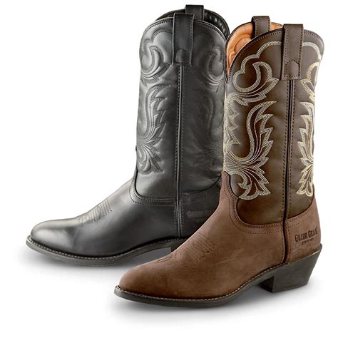 Guide Gear Men's 12" Cowboy Boots - 223925, Cowboy & Western Boots at Sportsman's Guide