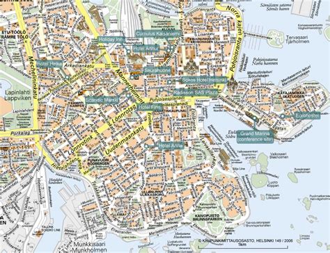 Helsinki City Map Printable - Free Printable Maps