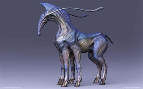 ArtStation - Direhorse 3D model | Avatar film 3D funart