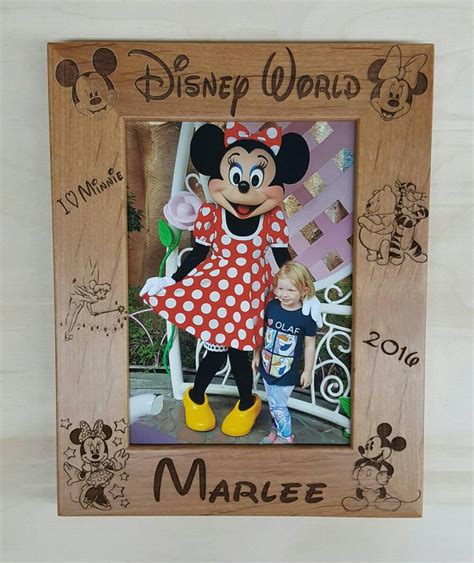 Disney World Mickey and Minnie Mouse Picture Frame 8x10 | Etsy