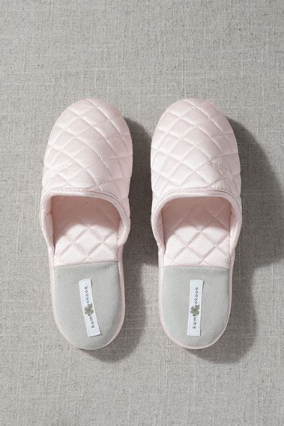 Quilted Silk Slippers - BHLDN