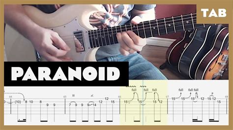 Paranoid Black Sabbath Cover | Guitar Tab | Lesson | Tutorial - Mr. Tabs