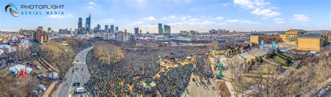 Philadelphia Eagles 2018 Super Bowl Parade | Aerial Drone Coverage