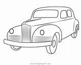 Oldtimer Fargelegge Coloring Kleurplaat Timer Bil Gammeldags Car  sketch template
