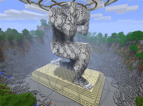 Atlas Statue Minecraft Blueprints