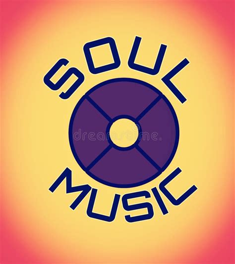 Soul Music Logo with Tape Reel in Centre,with the Words Encircling ...