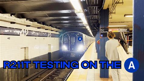 NYC Subway: Brand-new R211T spotted burn-in testing on the A line! (7/1 ...