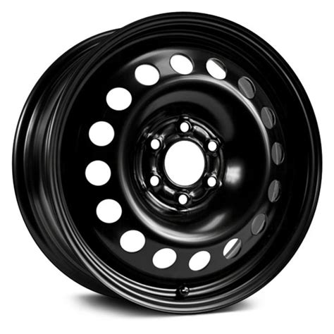 RT® 17" STEEL WHEEL 6 LUG Wheels - Black Rims