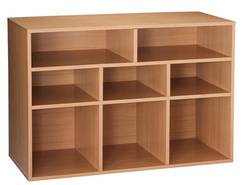 Essential Home 8 Cube Storage Unit - Oak Finish … | Cube storage unit, Cube storage, Clothes shelves
