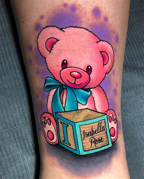 Teddy Bear Tattoo Designs and Ideas