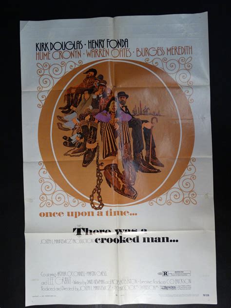 THERE WAS A CROOKED MAN... 1970 vintage one-sheet movie poster – Early California Antiques Shop