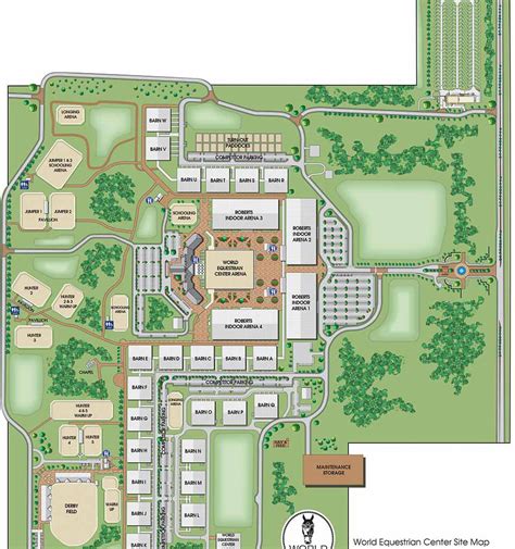 World Equestrian Center Spectators - Showgrounds Maps | WEC