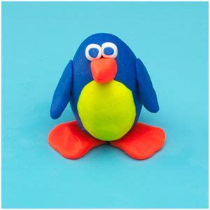 How to Make Playdough Animals – Penguin | Play dough sculptures, Play dough animals, Playdough ...