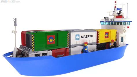 Custom LEGO Container Cargo Ship MOC 🚢 - YouTube