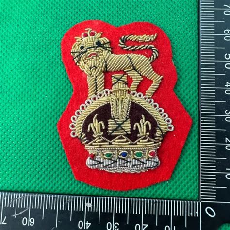 BRITISH ARMY PAY Corps Kings Crown Cap / Beret / Collar / Blazer Badge ...