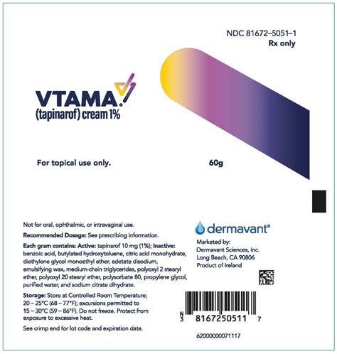 Vtama Cream: Package Insert - Drugs.com