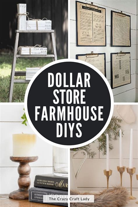 Thrifty Genius! Dollar Tree Farmhouse Decor Ideas and DIYs