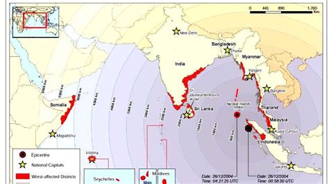 Indian Ocean Tsunami Map