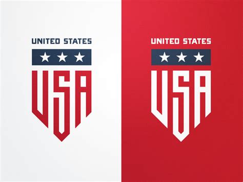 USA Badge | Sports logo design, Logo design inspiration, Badge logo