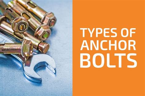 10 Types of Anchor Bolts to Know - Handyman's World