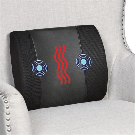 Lumbar Massage Cushion with Heater | Collections Etc.