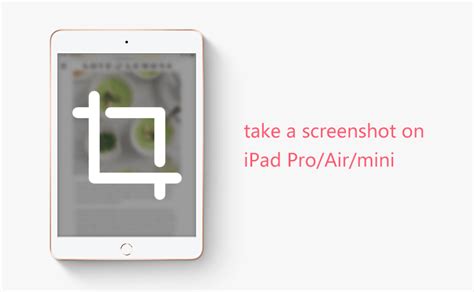 Two Easy Ways to Take a Screenshot on iPad Pro/Air/mini