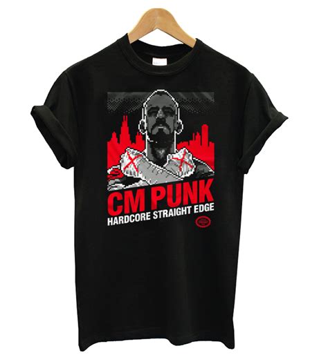 CM PUNK hardcore straight edge T shirt Ad – PADSHOPS