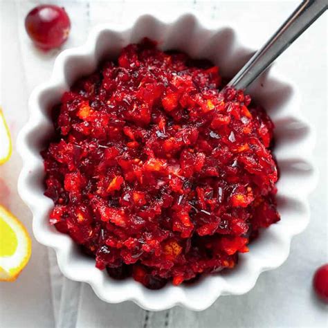 Cranberry Orange Relish | Foodtasia