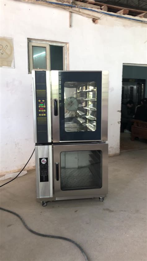 Gas Convection Ovens For Bakery Small Bread Making Machine Baking Oven ...