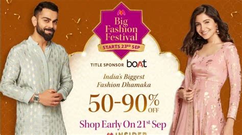 Myntra Big Fashion Festival Sale to start from THIS date - Deals, Offers | Avail OFF on these ...