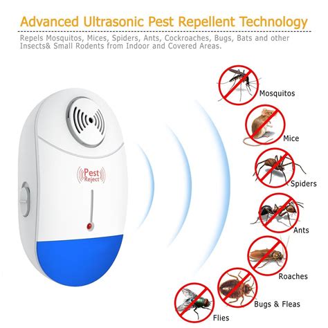 Ultrasonic Pest Repeller Mosquito Repeller -Insect Bug Repellent Indoor ...