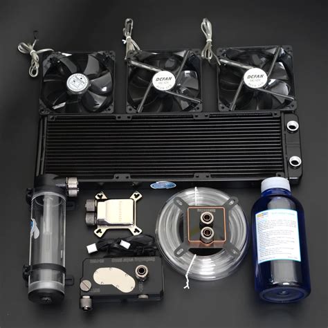 Syscooling high performance cooling system computer cpu and gpu water cooling kit-in Fans ...