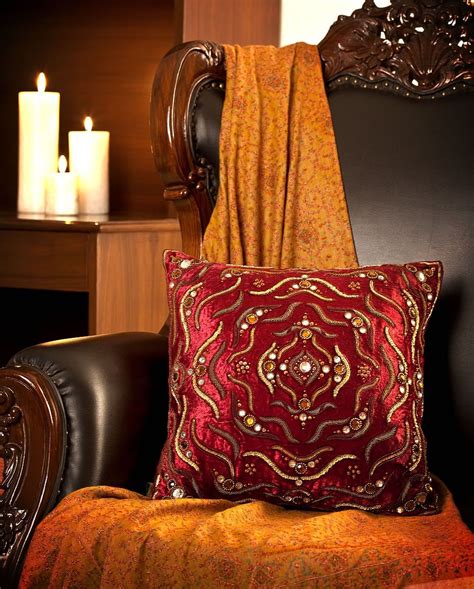 A maroon velvet pillow for any couch! | Decorative cushions, Safari ...