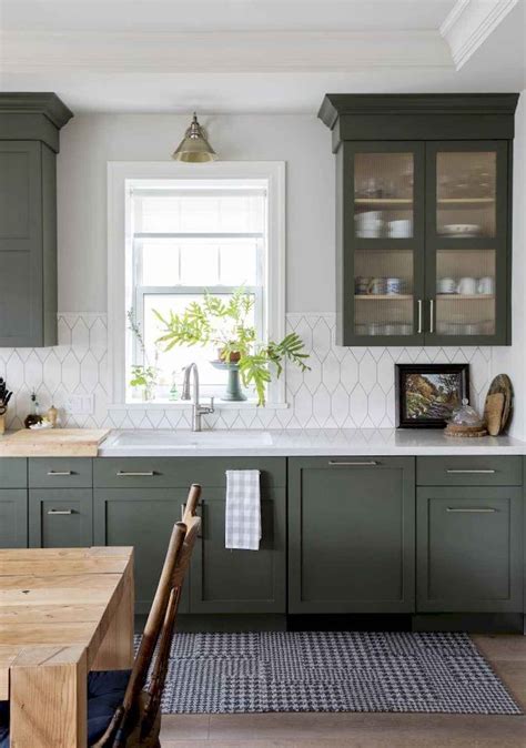 Incredible Best Dark Green For Kitchen Cabinets Ideas - Decor