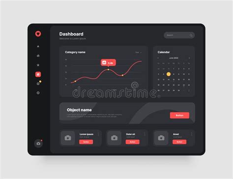 Wireframes Screens. Dashboard UI and UX Kit Design. Stock Vector - Illustration of analytics ...