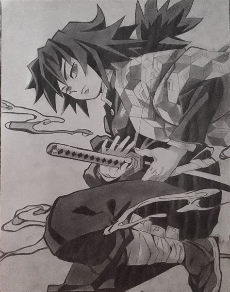 Giyu Tomioka from Demon Slayer 🌊 : r/AnimeART