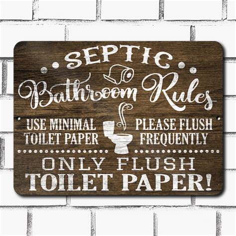 Septic Tank Sign - Etsy