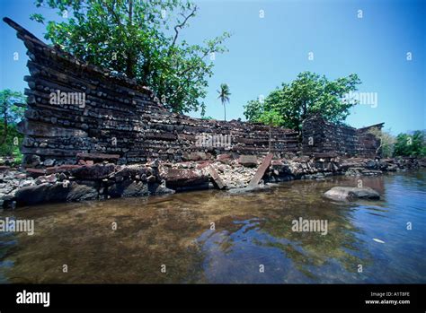 Nan Madol ruins Pohnpei Micronesia Stock Photo - Alamy