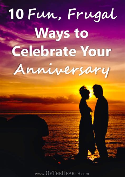 10 Fun, Frugal Ways to Celebrate Your Anniversary