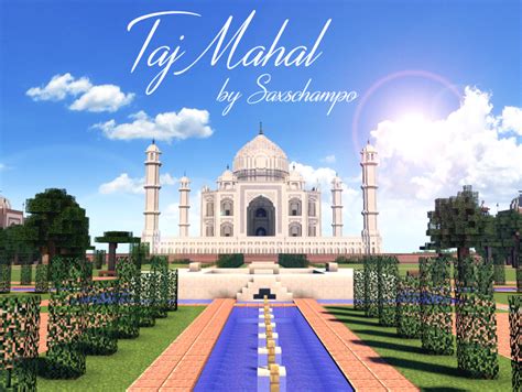 1:1 TAJ MAHAL --Complete with interior-- 1.20.2/1.20.1/1.20/1.19.2/1.19 ...