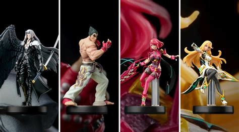 Super Smash Bros. Sephiroth And Kazuya Amiibo Launching January 13th, Followed By Pyra/Mythra In ...