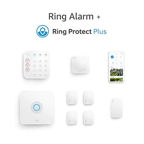 Ring Alarm 8-piece kit (2nd Gen) + Ring Protect Plus Plan with monthly ...