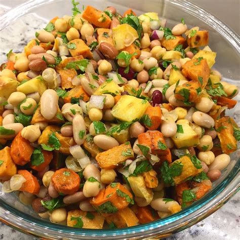 Roasted Vegetable Bean Salad Recipe - Focus on Good Health