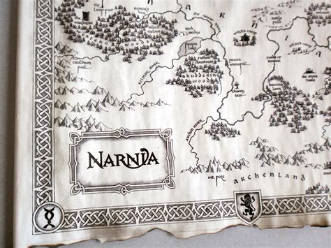 NARNIA MAP The Chronicles of Narnia Map Map Of Narnia Narnia | Etsy