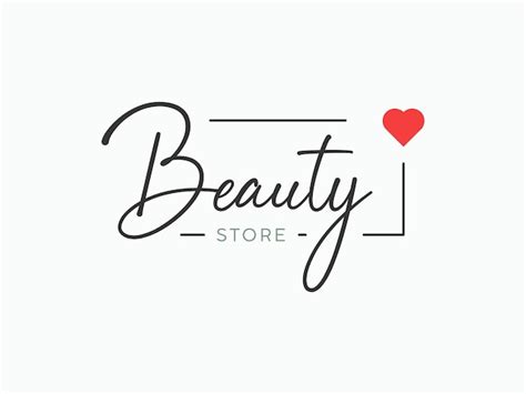 Premium Vector | Elegant minimal beauty logo