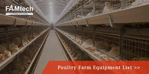 Poultry Farm Equipment List – FamTECH Poultry Farm Equipment For Sale