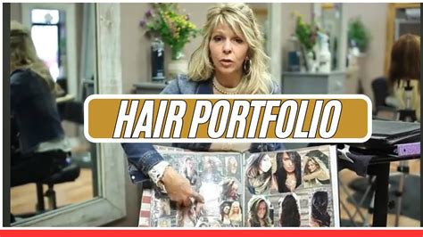 How to Make a Hair Portfolio - YouTube